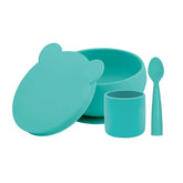 Coffret bol tasse cuillère Vert Minikoioi